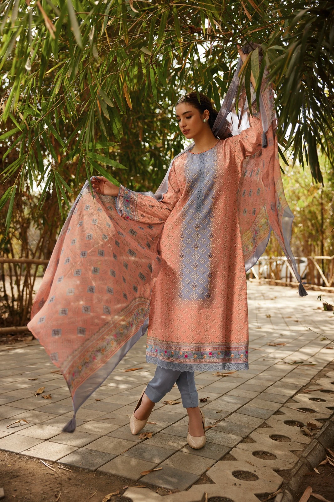 Prm Trendz Nafisha Pure Musline Silk Wholesale Fancy Salwar Suit Catalog — Wholesale Salwar Suits, MPA wholesale from Surat - Gallery Image 2